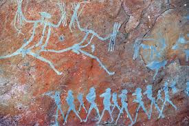 Pre-history rock painting in Swaziland