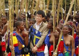 Umhlanga or Reed dance annual festival in Swaziland (Eswatini)